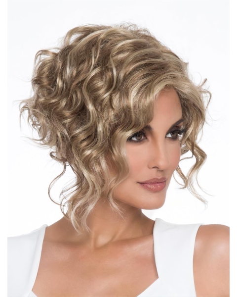 Capless 6" Classic Curly Synthetic Wig