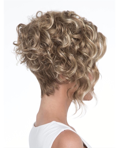 Capless 6" Classic Curly Synthetic Wig