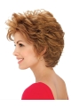 Fashion Auburn Curly Cropped Classic Wigs