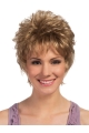 Soft Blonde Curly Cropped Petite Wigs