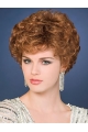 New Design Blonde Curly Cropped Synthetic Comfortable Wigs