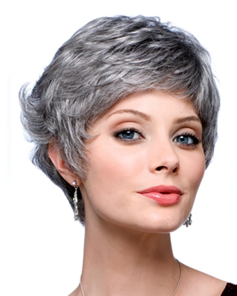 No-fuss Curly Boycuts Blonde Short Wigs