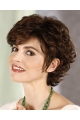 Brown Preferential Layered Curly Short Wigs