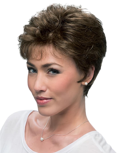 Lace Front Tempting Layered Curly Short Wigs