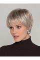 Straight Grey 8" Boycuts Monofilament Short Hair Wigs