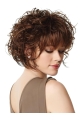 Auburn Capless 8" Short Straight Synthetic Wigs With Bangs