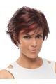 6" Straight 100% Hand-Tied Wigs And Synthetic