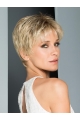 Cropped Straight Layered 100% Hand-Tied Good Synthetic Wigs