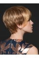 Good Monofilament Straight Blonde Short Wigs