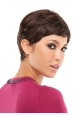 Perfect Brown Straight Cropped Celebrity Wigs