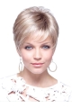 Elegant Blonde Straight Cropped Petite Wigs