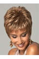 Hairstyles Brown Straight Cropped Wigs