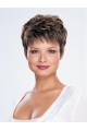 Fashion Monofilament Straight Cropped Synthetic Wigs