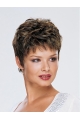 Fashion Monofilament Straight Cropped Synthetic Wigs