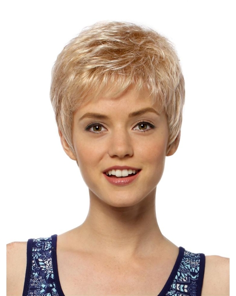 Fabulous Straight Blonde Boycuts Great Wigs