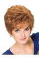 Polite Straight Boycuts Blonde Short Wigs