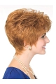 Polite Straight Boycuts Blonde Short Wigs