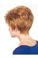 Polite Straight Boycuts Blonde Short Wigs