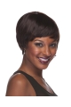 Brown Easy Boycuts Straight Short Wigs