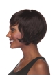 Brown Easy Boycuts Straight Short Wigs