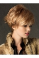 Style Straight Boycuts Blonde Short Wigs