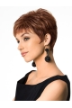 Auburn Tempting Boycuts Straight Short Wigs