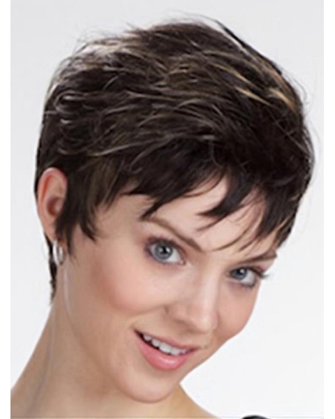 Blonde Lace Front Synthetic Graceful Short Wigs