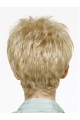 Comfortable Blonde Straight Cropped Synthetic Wigs