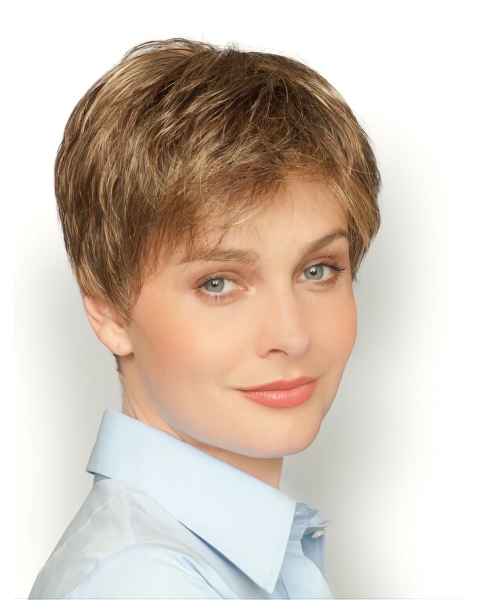 Amazing Straight Blonde Boycuts Fabulous Wigs