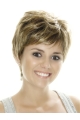 Brown Fashion Boycuts Straight Short Wigs