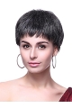 Black Straight Synthetic Cool Short Wigs