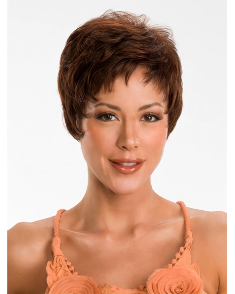 Braw Auburn Boycuts Straight Short Wigs