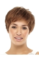 Best Brown Straight Cropped Synthetic Wigs