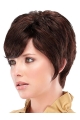 Shining Auburn Straight Cropped Synthetic Wigs