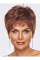 Straight Cropped Capless Wigs For Cancer