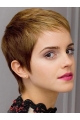 Synthetic Cropped Lace Front 6" Emma Watson Wigs