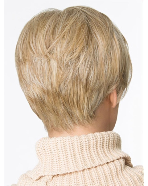 Shining  Boycuts Blonde Short Wigs