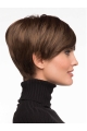 Monofilament Top Boycuts Straight Short Wigs