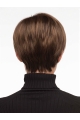 Monofilament Top Boycuts Straight Short Wigs