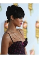 Black Straight Cropped Rihanna Wigs