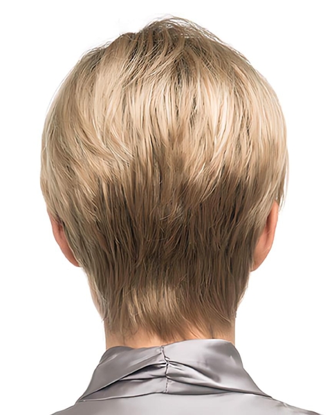 Synthetic Blonde Straight Top Short Wigs