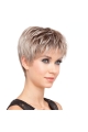 Synthetic Blonde Lace Front Faddish Short Wigs