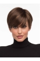 Monofilament Stylish Boycuts Synthetic Wigs For Cancer