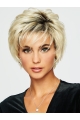 5" Cropped Wavy Blonde Boycuts Great Synthetic Wigs