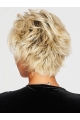 5" Cropped Wavy Blonde Boycuts Great Synthetic Wigs