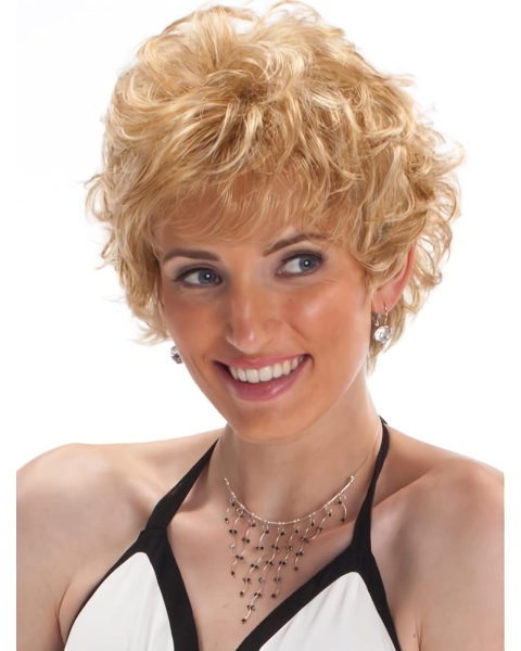 Cropped Capless Boycuts Heat Friendly Synthetic Wigs