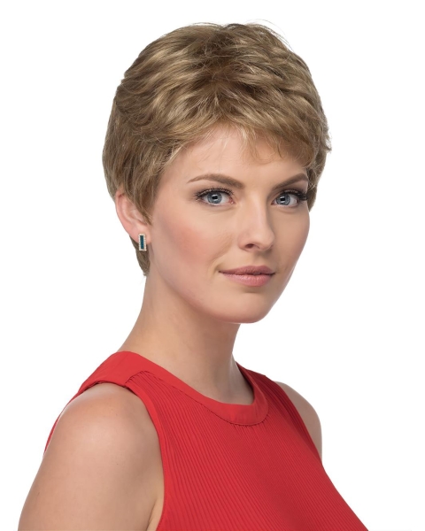 Cropped Monofilament Synthetic Wigs