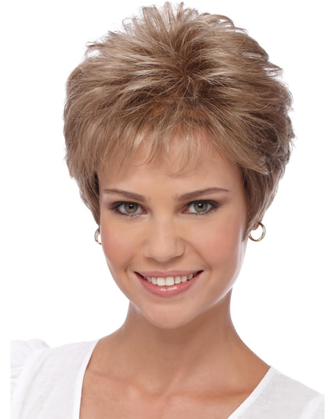 Boycuts Wavy Synthetic Comfortable Short Wigs