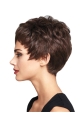 Traditiona Auburn Boycuts Wavy Short Wigs