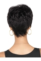 Radiant Black Wavy Cropped African American Wigs